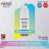 Nictel-Blue Razz Lemonade Nic Salts ANY 4 for £10 - 10 for £22