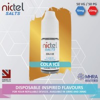 Nictel-Cola Ice Nic Salts ANY 4 for £10 - 10 for £22