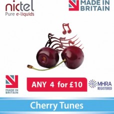 Nictel Cherry Tunes E-liquid ANY 4 for £10 - 10 for £22