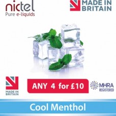 Nictel Cool Menthol E-liquid ANY 4 for £10 - 10 for £22
