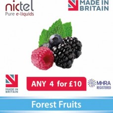 Nictel Forest Fruits E-liquid ANY 4 for £10 - 10 for £22