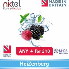 Nictel HeiZenberg E-liquid  ANY 4 for £10 - 10 for £22.50