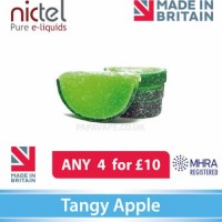 Nictel Tangy Apple E-liquid ANY 4 for £10 - 10 for £22