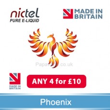 Nictel Phoenix E-liquid  ANY 4 for £10 - 10 for £22